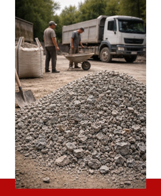 Гранитный щебень фракция 20-40 в Рыбинске от 3331 руб. ПРОНЕРУДРбн