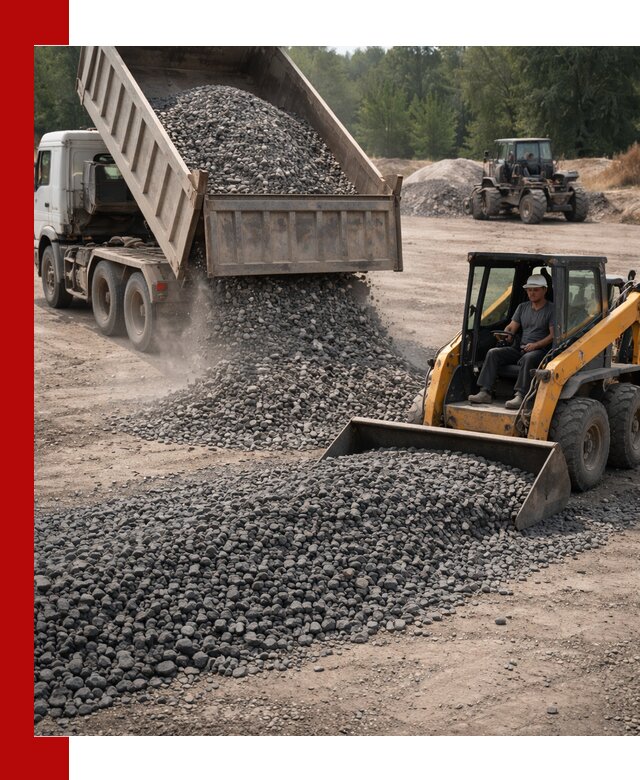 Гранитный щебень фракция 40-70 с доставкой в Рыбинске