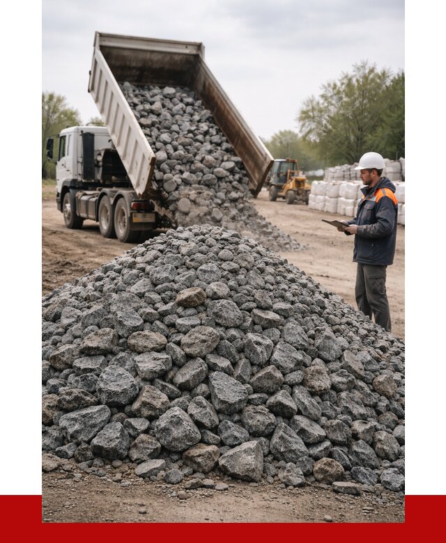 Гранитный щебень фракция 100-200 в Рыбинске от 4371 р. ПРОНЕРУДРбн