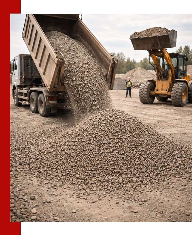 Гравийный щебень фракция 3–10 с доставкой в Рыбинске