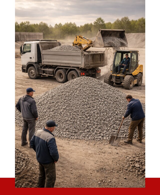 Гравийный щебень фракция 5-20 в Рыбинске от 2498 р. ПРОНЕРУДРбн