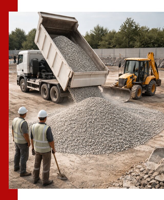 Купить известняковый щебень фракции 5–10 мм с доставкой в Рыбинске