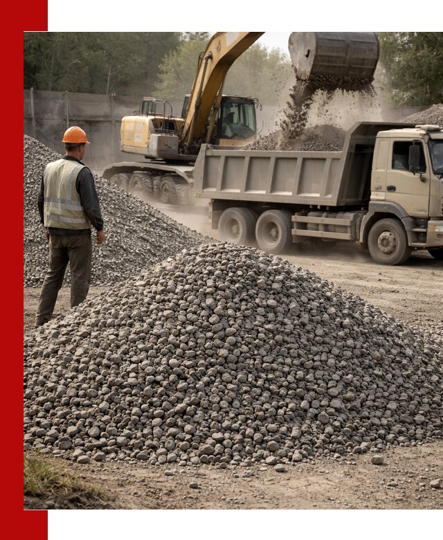 Шлаковый щебень фракция 5-20 с доставкой в Рыбинске