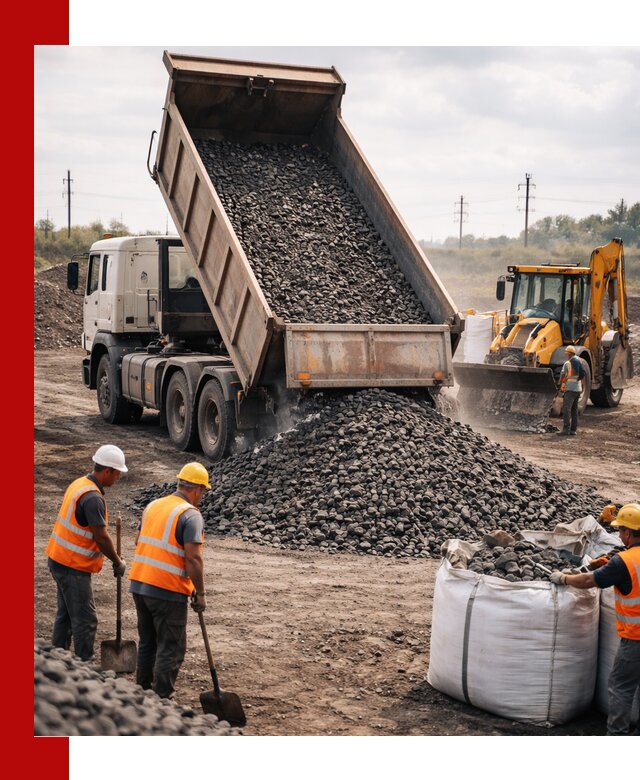 Шлаковый щебень фракция 40-70 с доставкой в Рыбинске