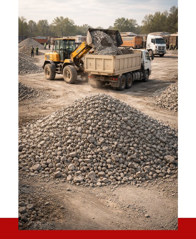 Вторичный щебень фракция 40-70 в Рыбинске от 1811 р, ПРОНЕРУДРбн
