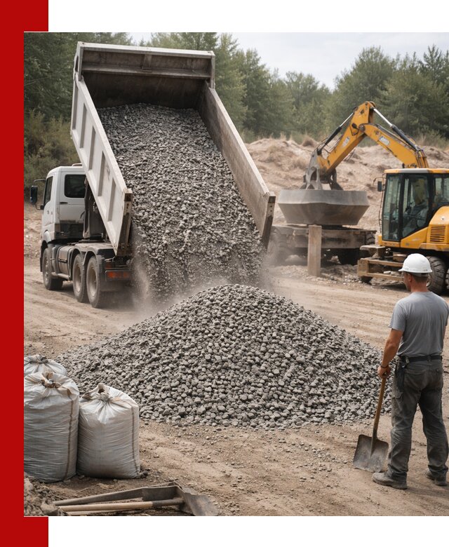 Доставка и продажа бетонного щебня в Рыбинске