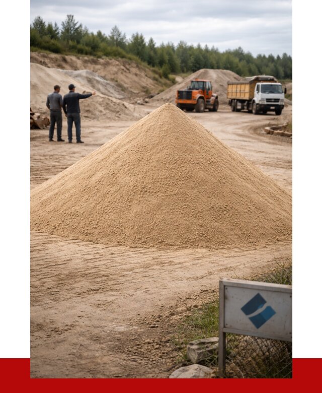 Карьерный песок навалом в Рыбинске от 1873 р. | ПРОНЕРУДРбн