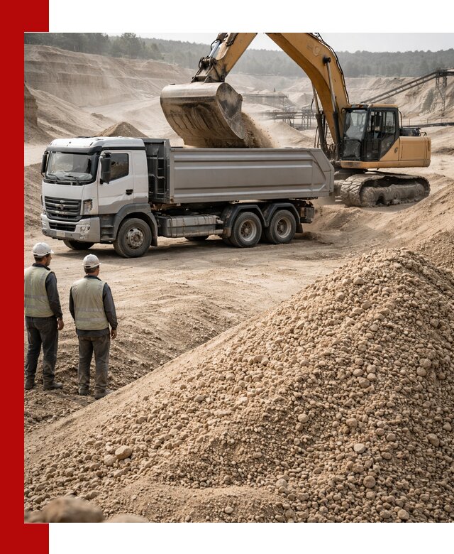 Карьерный крупнозернистый песок с доставкой в Рыбинске