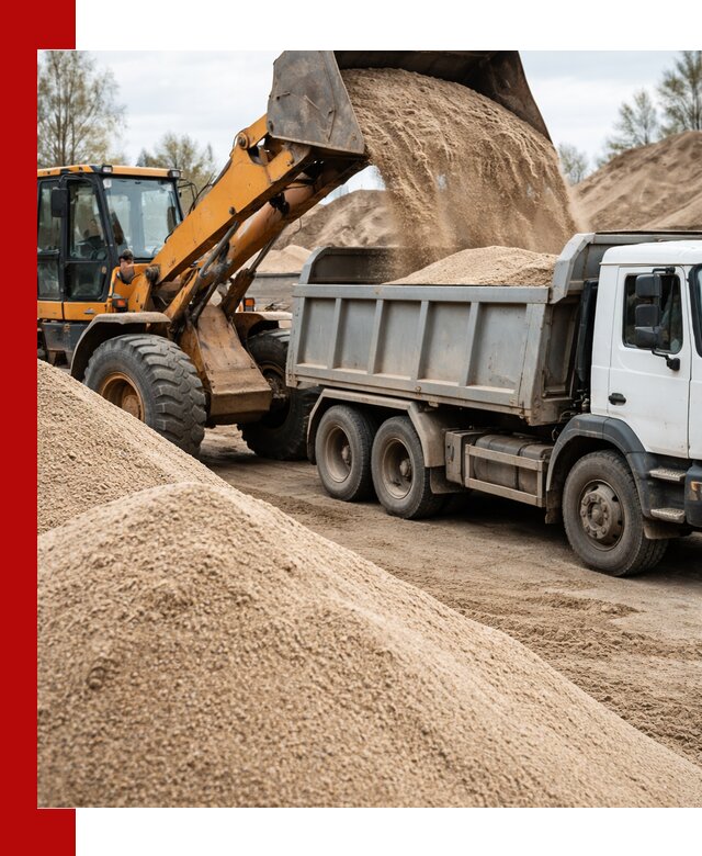 Доставка сеяного песка в Рыбинске оптом и в розницу