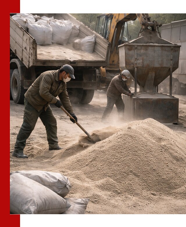 Кварцевый песок для пескоструя в Рыбинске — доставка и качество