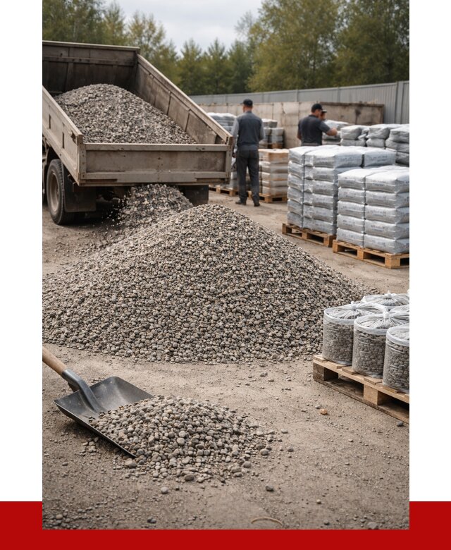 Гравий фракция 5-20 в Рыбинске купить от 2394 р. ПРОНЕРУДРбн