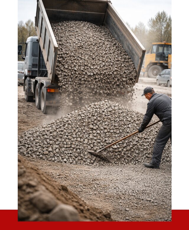 Гравий фракция 20-40 в Рыбинске от 2602 р. доставка | ПРОНЕРУДРбн