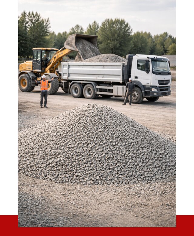 Купить мытый гравий в Рыбинске от 3643 р, доставка ПРОНЕРУДРбн