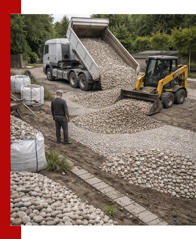 Доставка морской гальки оптом и в розницу в Рыбинске