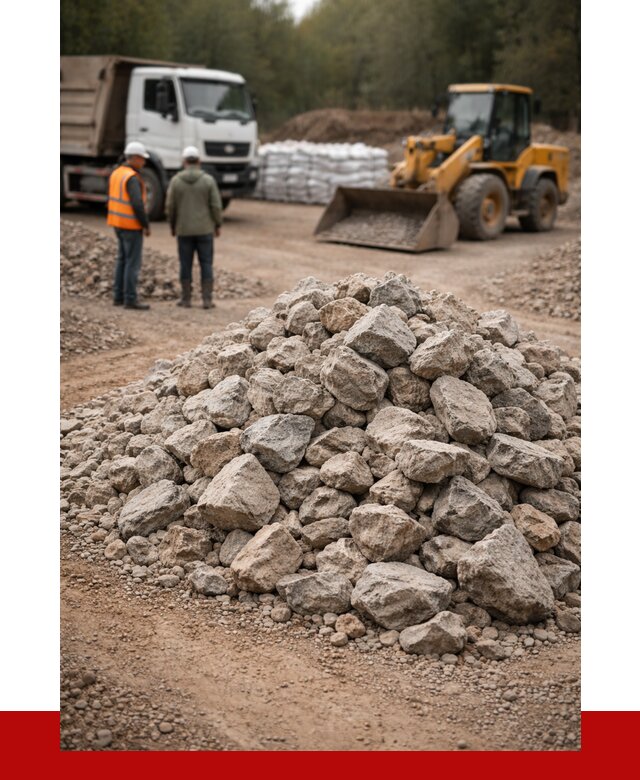 Купить бутовый камень с доставкой в Рыбинске от 2394 р. | ПРОНЕРУДРбн