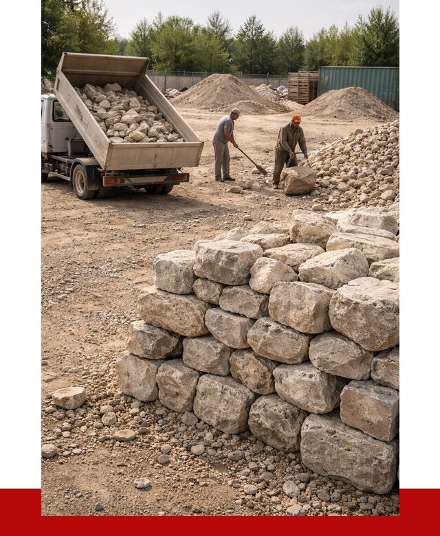 Бутовый камень известняковый в Рыбинске от 4371 р. | ПРОНЕРУДРбн