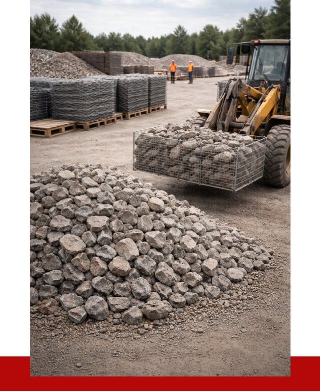 Камень для габионов фракция 70-150 в Рыбинске от 4371 р. | ПРОНЕРУДРбн