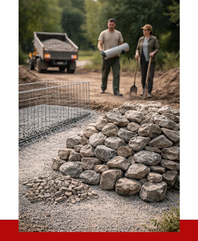 Камень для габионов фракция 100-200 в Рыбинске от 4996 р. | ПРОНЕРУДРбн