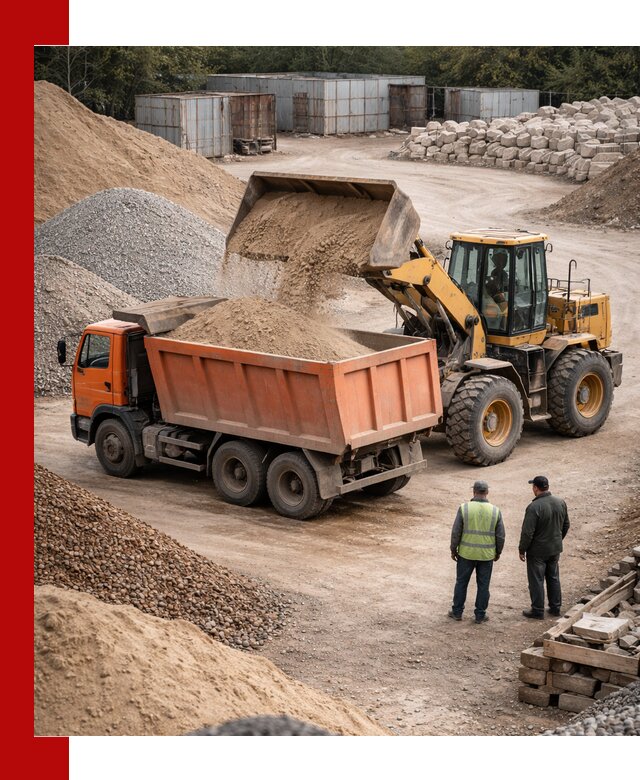 Доставка сыпучих смесей и смесей для стройки в Рыбинске