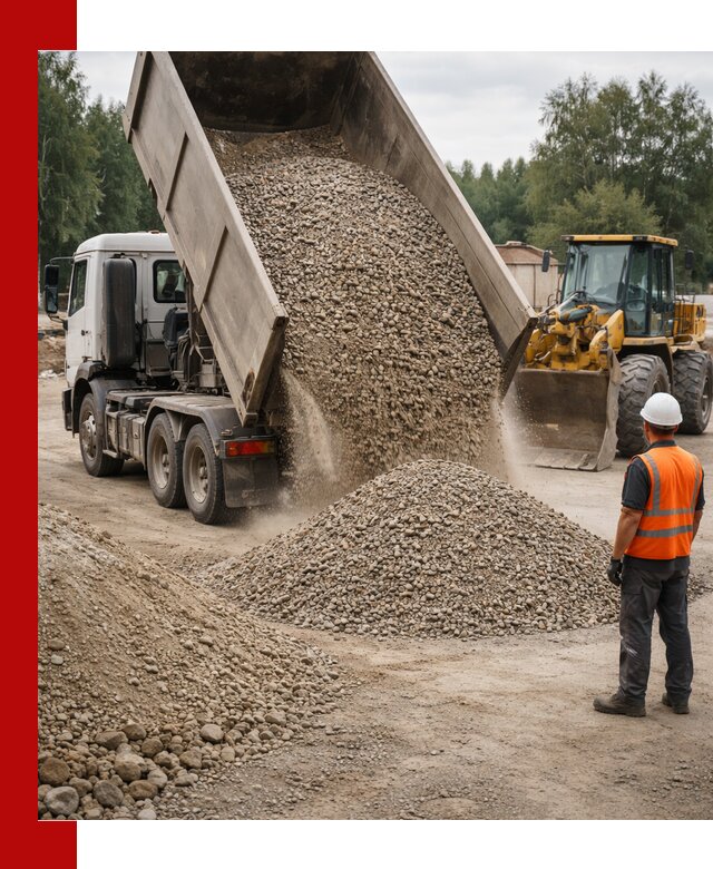 Доставка щпс в Рыбинске — щебеночно-песчаная смесь под заборы и дорожки