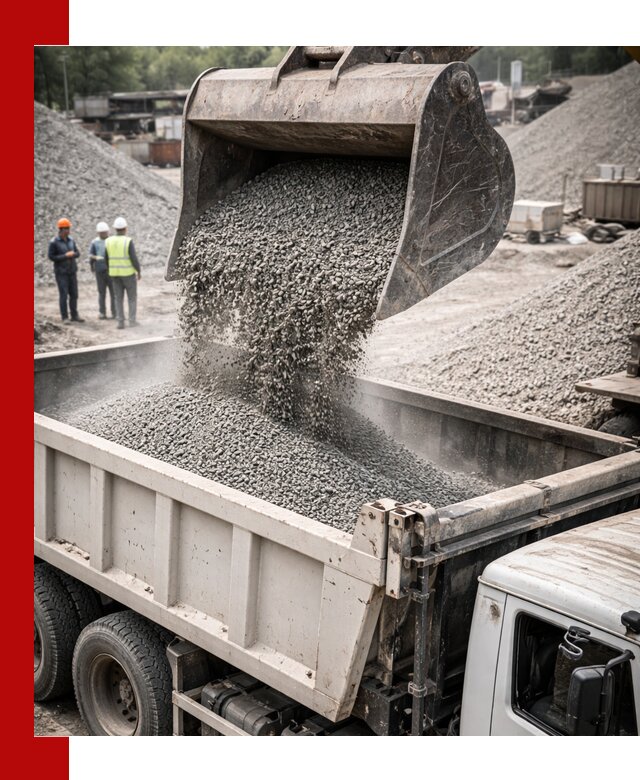 Отсев и крошка для строительства и дорожных работ в Рыбинске