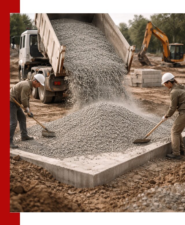 Доставка и продажа отсева для бетона в Рыбинске