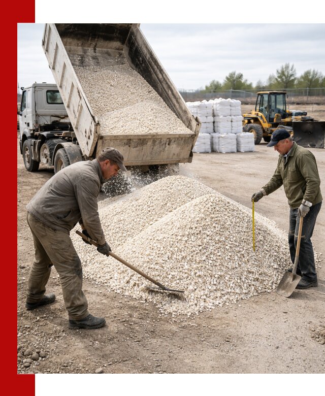 Мраморная крошка с доставкой и разгрузкой в Рыбинске