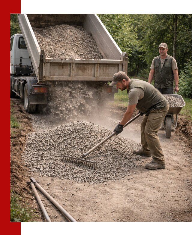 Каменная крошка для дорожек с доставкой в Рыбинске