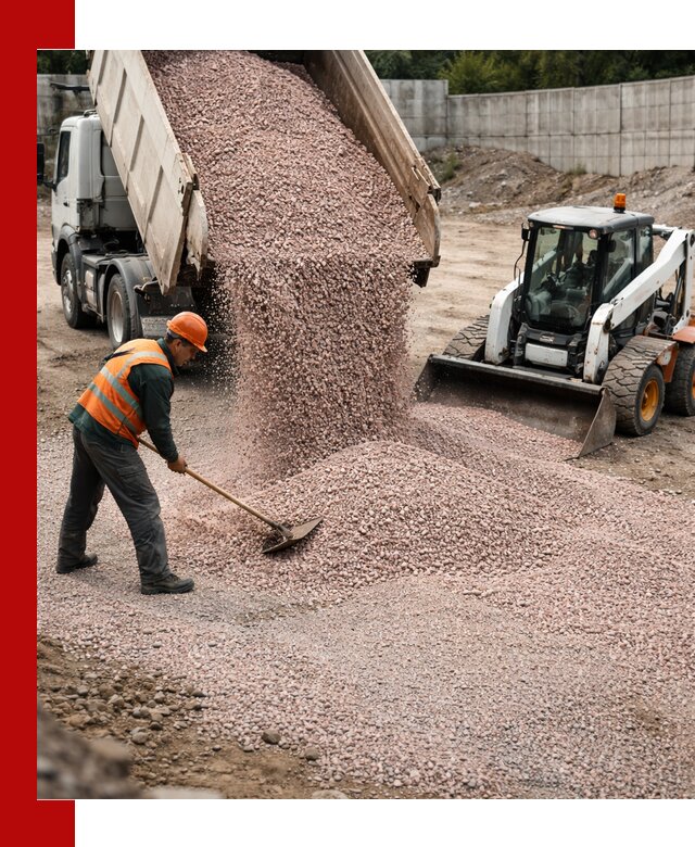 Крошка розовый гранит с доставкой в Рыбинске от производителя