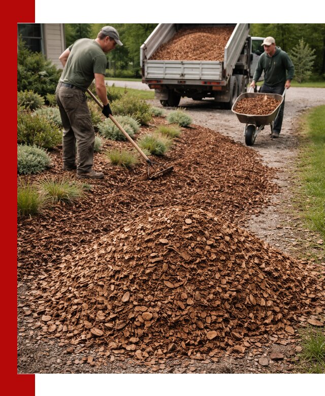 Крошка для мульчирования с доставкой в Рыбинске