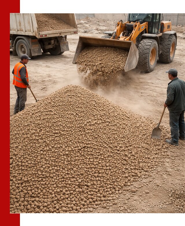 Керамзит фракция 10-20 с доставкой в Рыбинске