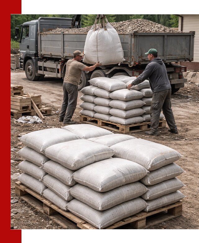 Керамзит в мешках с доставкой в Рыбинске от компании-поставщика