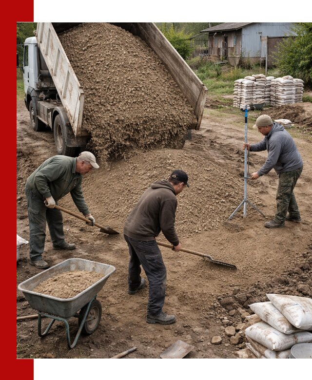 Керамзитовый песок с доставкой в Рыбинске оптом и в розницу