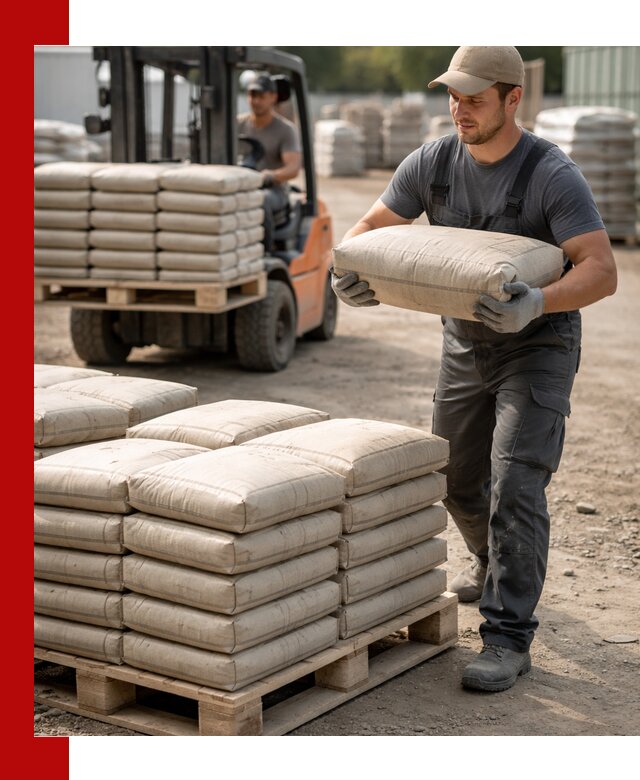 Доставка цемента в мешках оптом и в розницу в Рыбинске