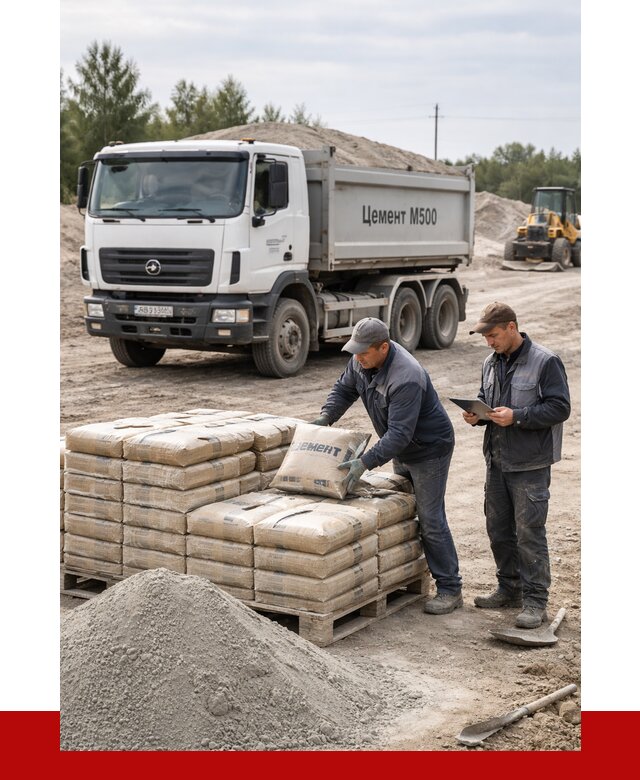 Купить цемент м500 с доставкой в Рыбинске от 5412 р. | ПРОНЕРУДРбн