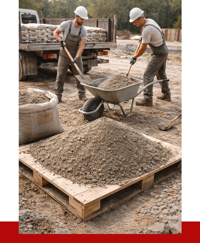 Цементно песчаная смесь М100 в Рыбинске от 5412 р. за куб | ПРОНЕРУДРбн