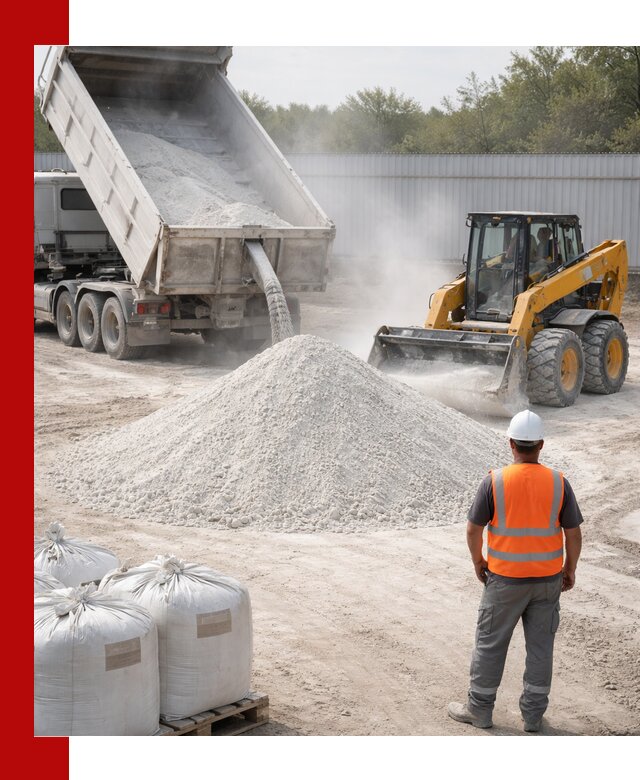 Доставка и продажа известняковой муки в Рыбинске