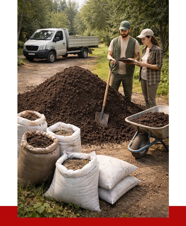 Купить грунт с доставкой в Рыбинске от 4684 р. за м3 | ПРОНЕРУДРбн