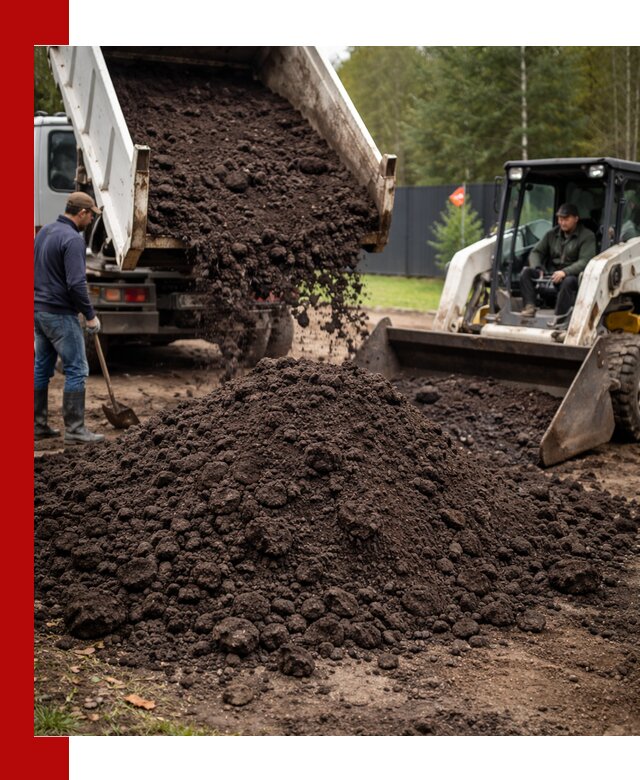 Плодородный грунт с доставкой в Рыбинске для садов и огородов