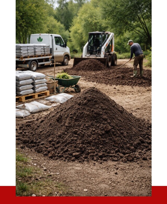 Грунт для озеленения с доставкой в Рыбинске от 1873 р. | ПРОНЕРУДРбн