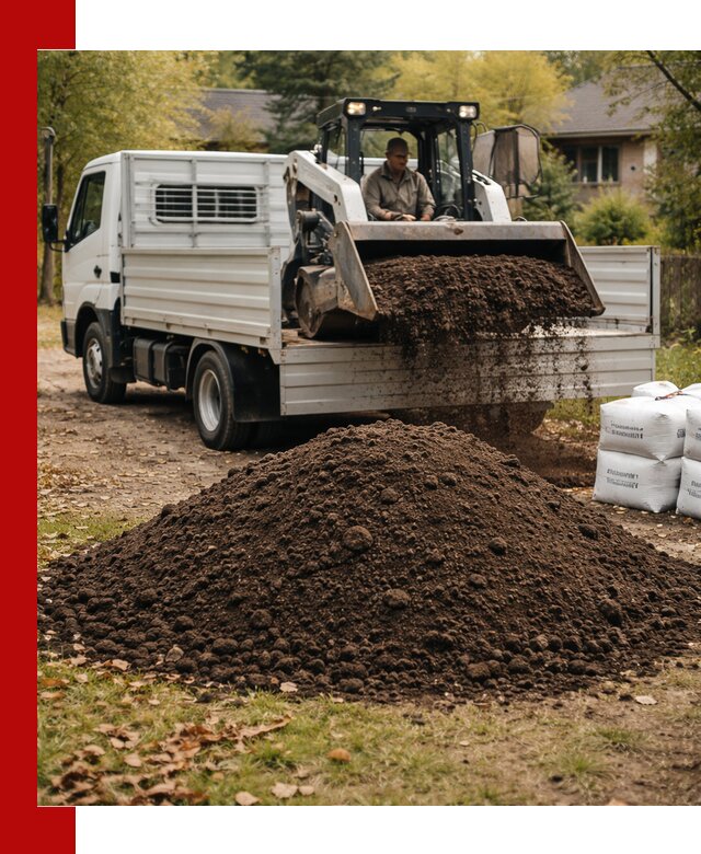 Доставка садовой земли в больших объёмах в Рыбинске
