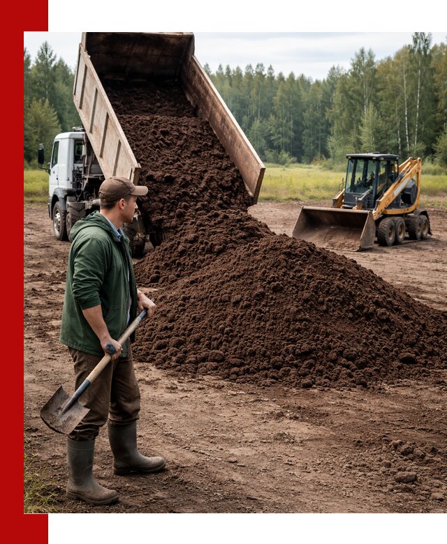 Купить верховой торф с доставкой в Рыбинске для садоводства и растений