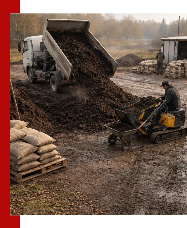 Кислый торф в доставке по выгодным ценам в Рыбинске