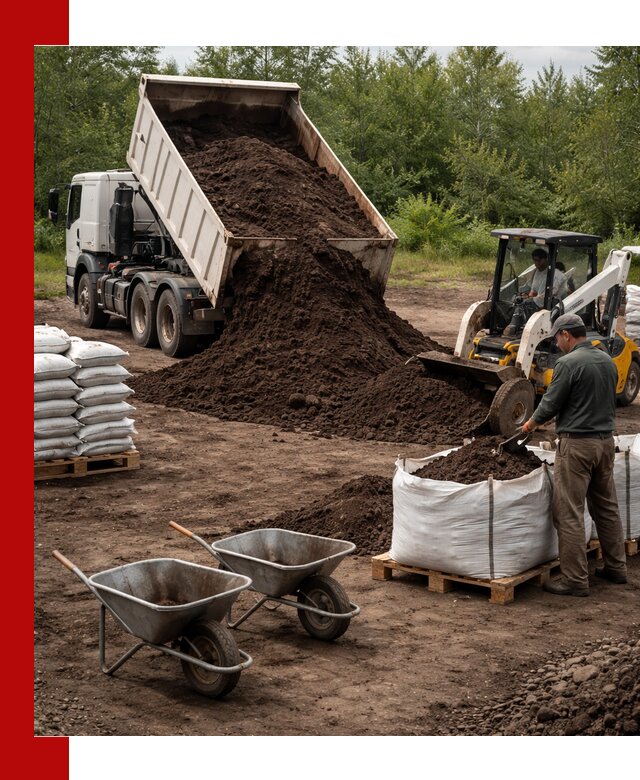 Доставка и продажа торфогрунта в Рыбинске оптом и в розницу