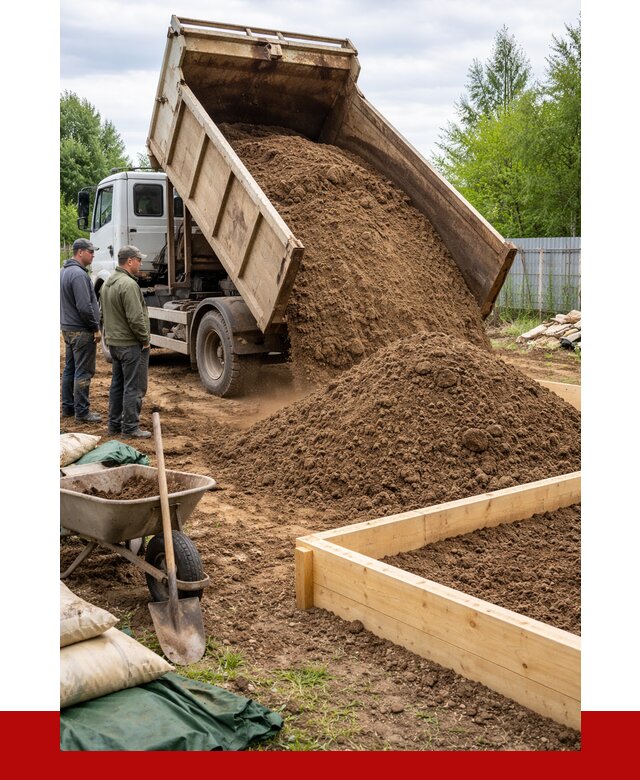 Торфо песчаная смесь в Рыбинске с доставкой от 1925 р. | ПРОНЕРУДРбн