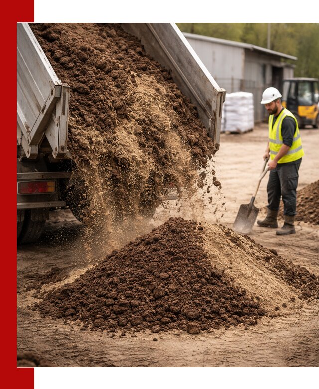 Доставка торфо-песчаной смеси в Рыбинске для строительства и озеленения