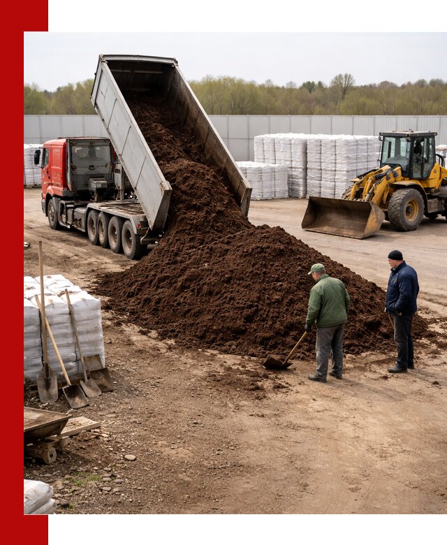 Доставка торфяных смесей оптом и в розницу в Рыбинске