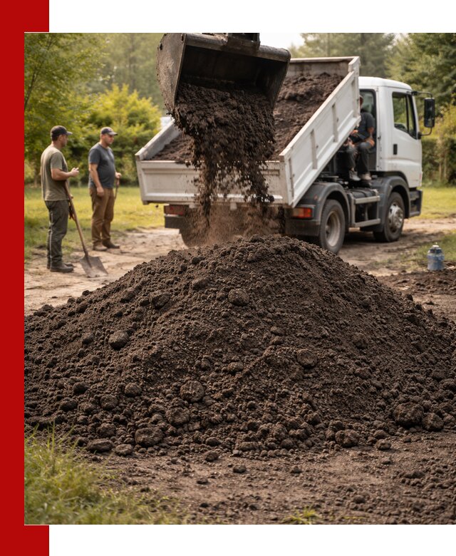 Доставка и продажа чернозема в Рыбинске оптом и в розницу