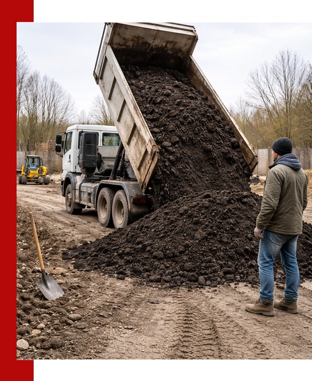 Доставка чернозема навалом в Рыбинске быстро и выгодно