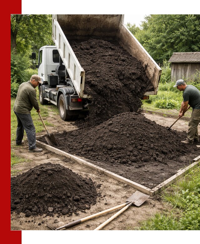 Купить чистый чернозем для огорода с доставкой в Рыбинске